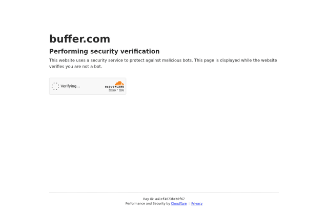Buffer product homepage