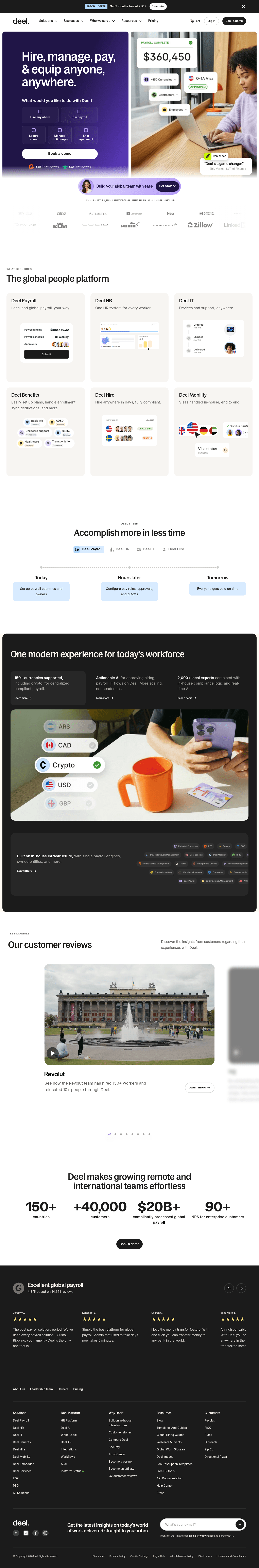 Deel pricing and plans