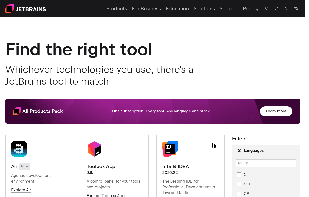 JetBrains pricing and plans