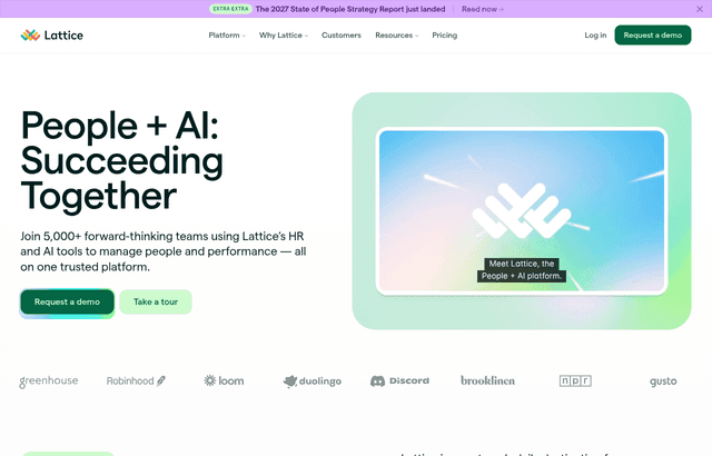 Lattice product homepage