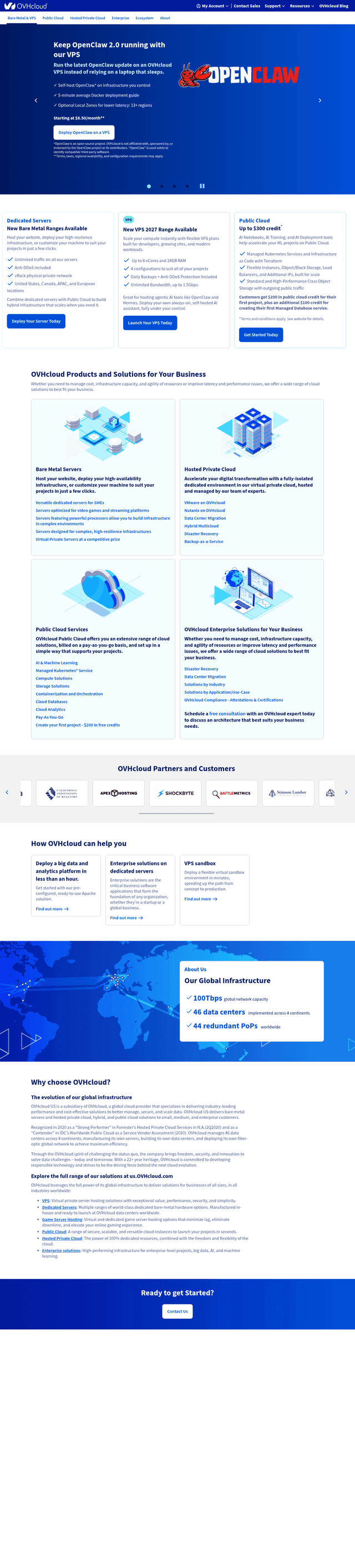 OVHcloud pricing and plans
