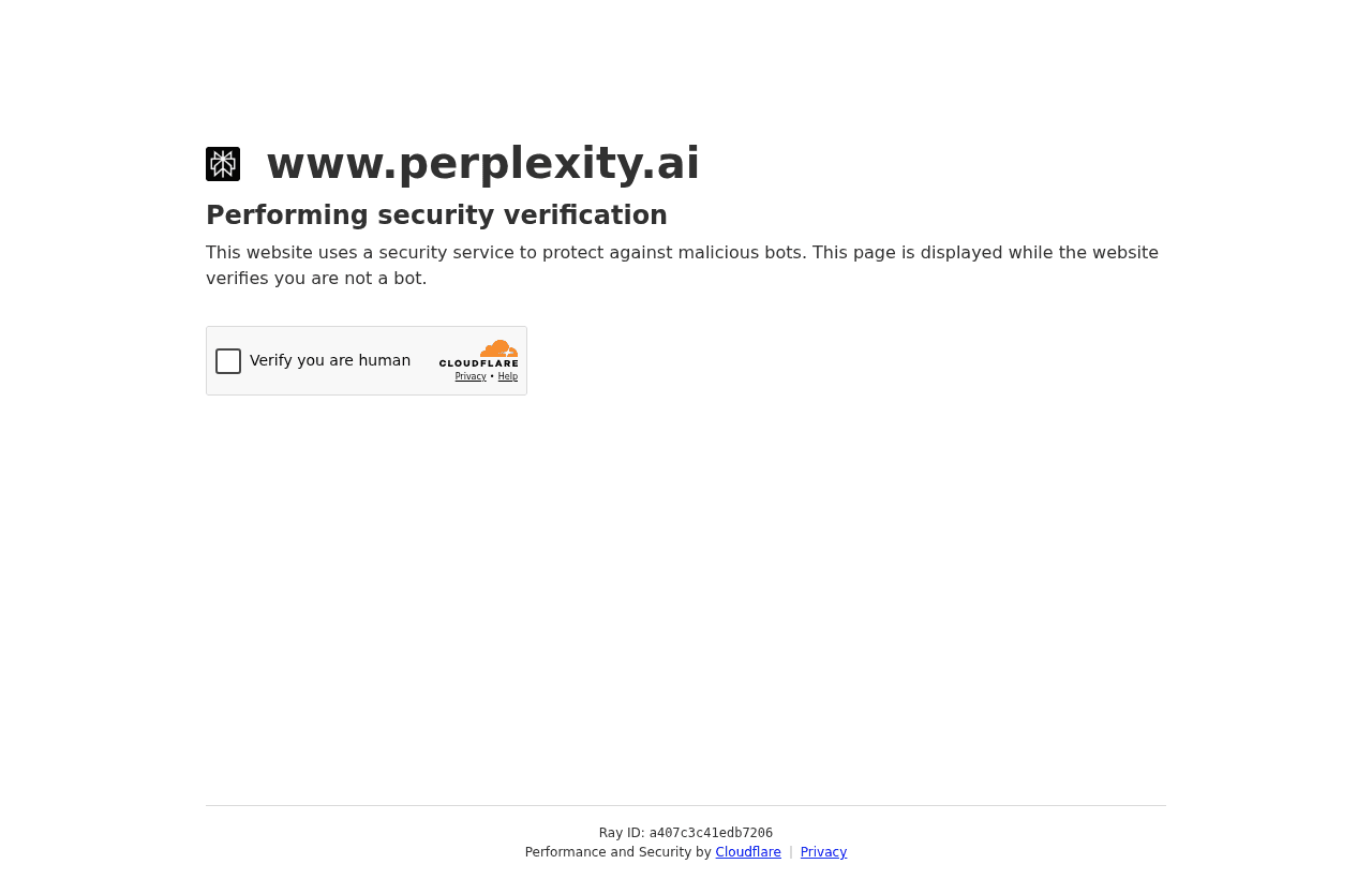 Perplexity product homepage