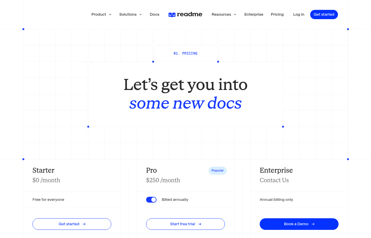 ReadMe pricing and plans