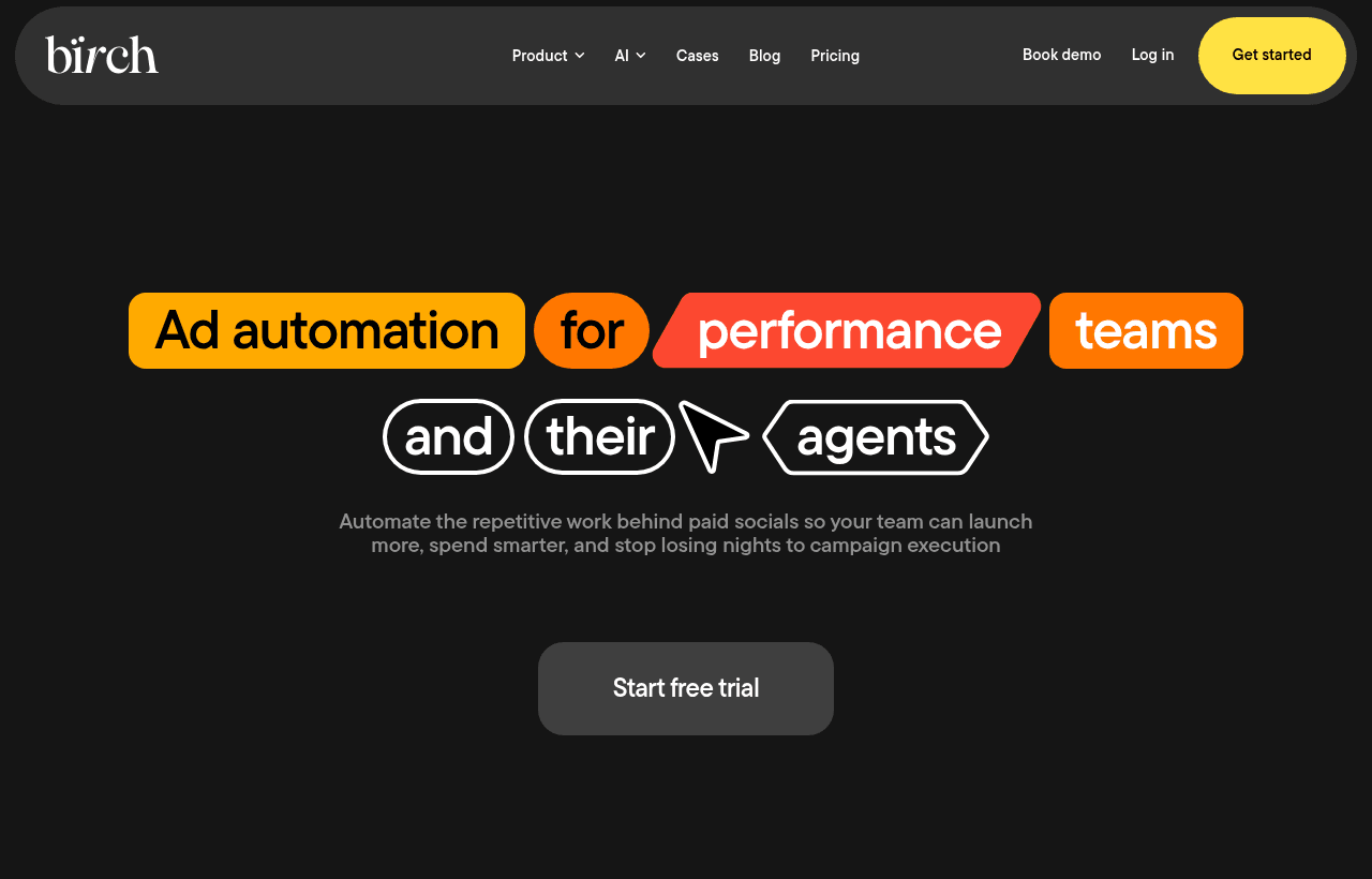 Revealbot product homepage